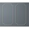 Ekena Millwork 24-in. W x 48-in. H Dublin Panel Moulding Kit Double Panel PMLKDU24X48B - alternate 5